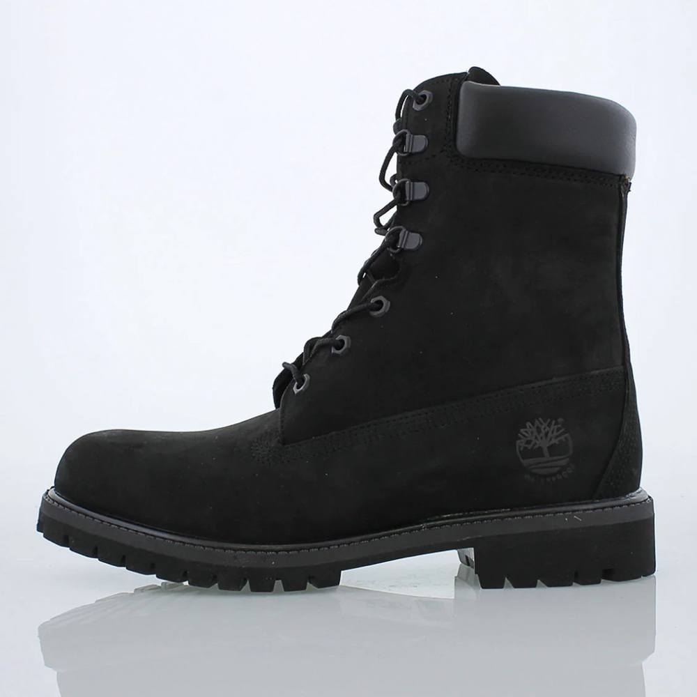 Timberland 8” premium waterproof boot black in Nubuck size Men 11